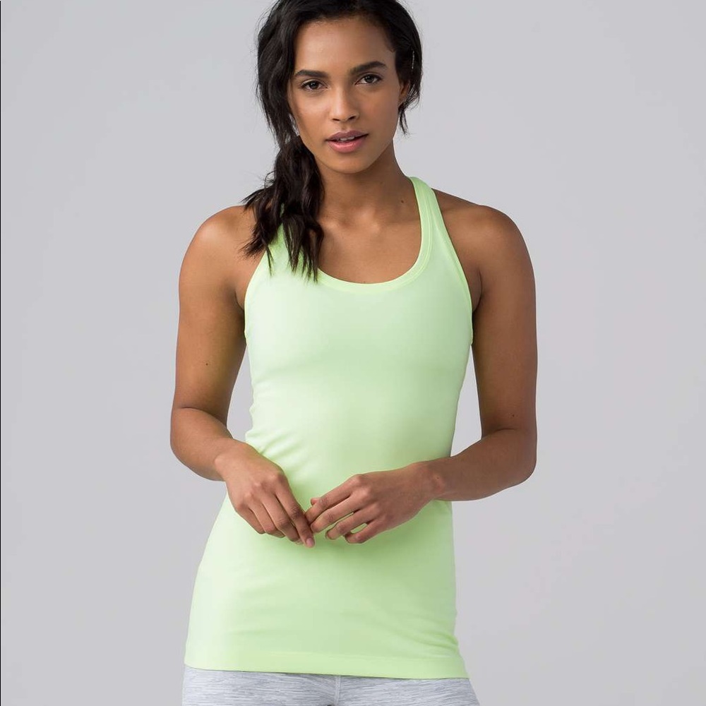 Lululemon cool racerback II neon lime